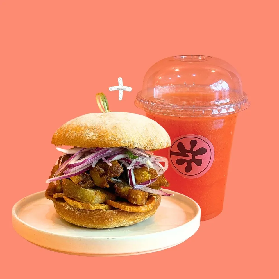 Combo Nazca: sánguche y jugo de fruta